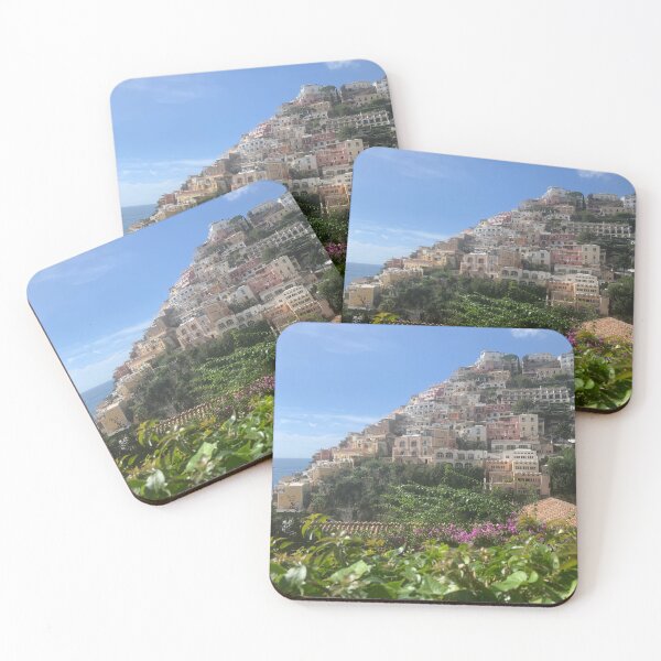 Item preview, colorful italian seaside town designed and sold by mjoffe.