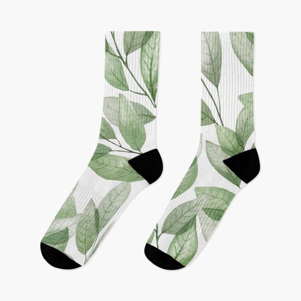 Item preview, Translucent spring leaves watercolor botanical print. Romantic translucent foliage. Fresh greenery designed and sold by likapix.