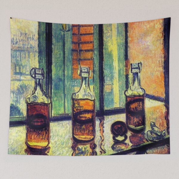 Item preview, Bottles on windowsill designed and sold by George Hutton Hunter.