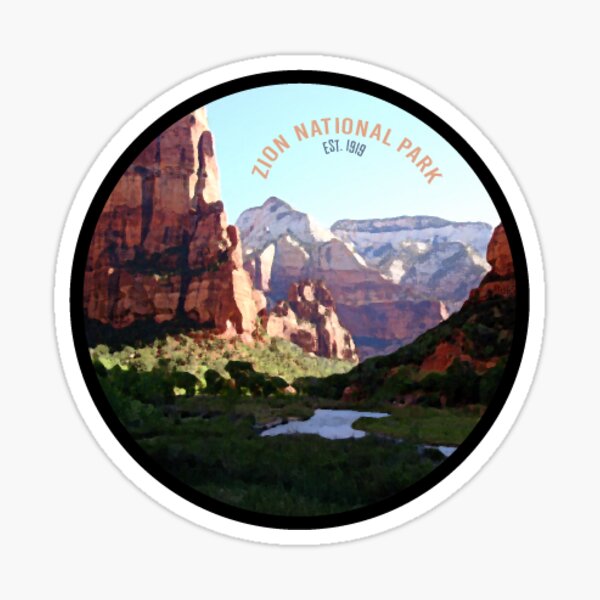Vista previa del artículo con la obra «Parque Nacional Zion», diseñado y vendido por CO Designs.