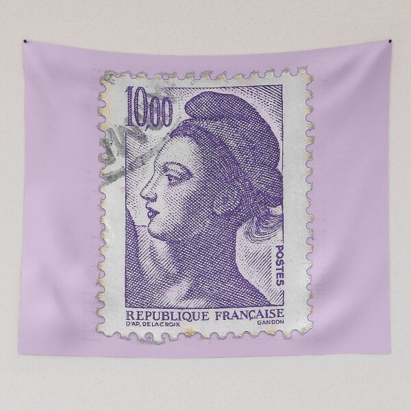 Item preview, Vintage France Marianne Postal Stamp 10FF designed and sold by yousufi.