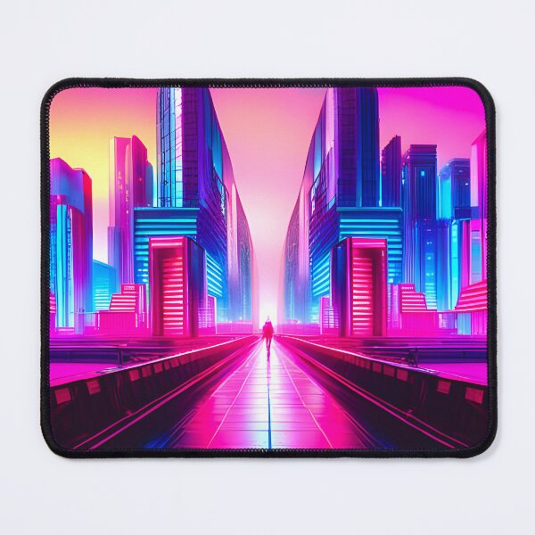 Item preview, Through The Gates Of Neon City designed and sold by Ink Art Design.
