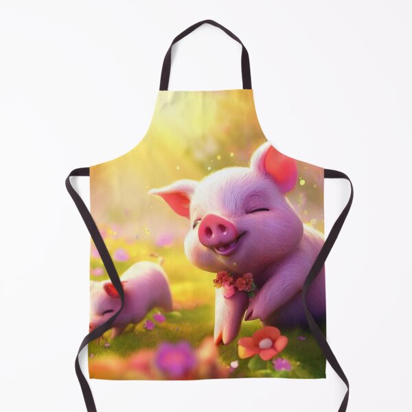 Item preview, Piggy Paradise Cushion designed and sold by The Digital Compass.