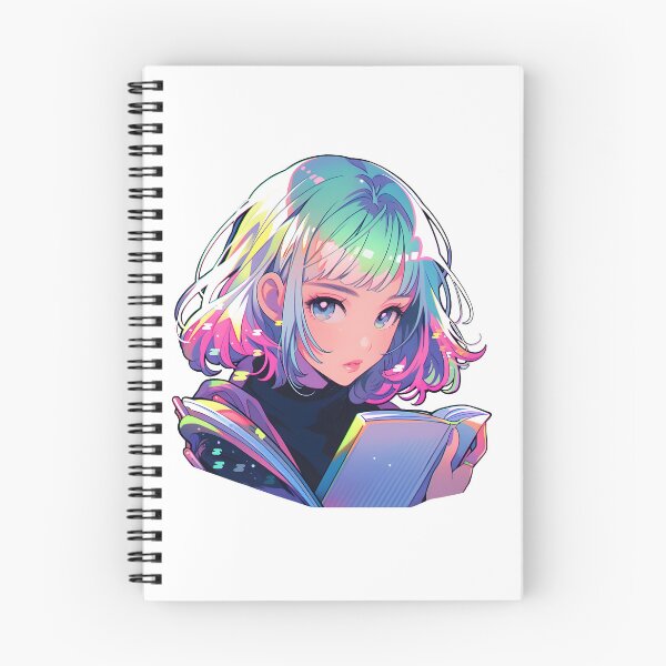 Item preview, Lofi girl the reader - Reading Cartoon Characters designed and sold by Ordinary Life Works.