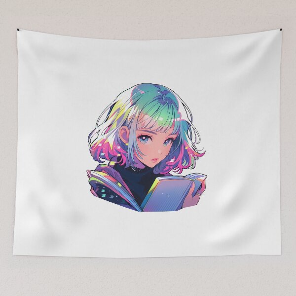 Item preview, Lofi girl the reader - Reading Cartoon Characters designed and sold by Ordinary Life Works.