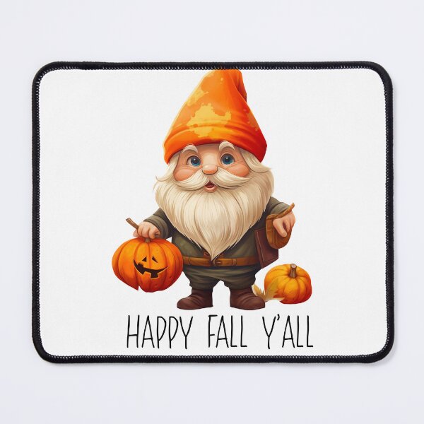 Item preview, Happy fall y’all, Cute Fall autumn gnome with pumpkin designed and sold by Inktown.