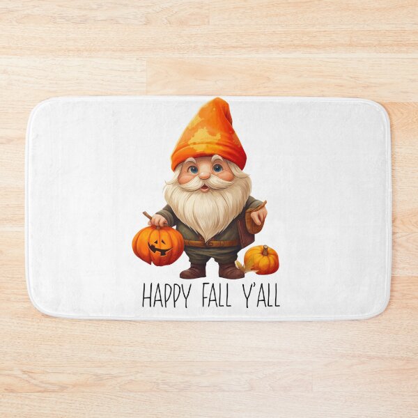 Item preview, Happy fall y’all, Cute Fall autumn gnome with pumpkin  designed and sold by Inktown.