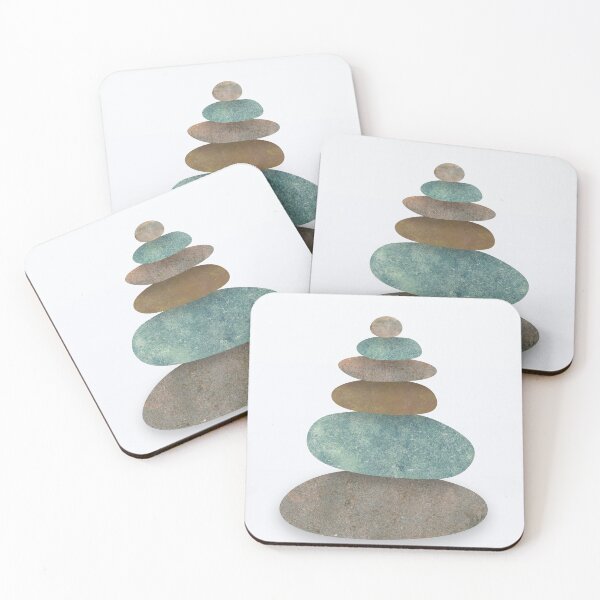 Item preview, Stacked rocks - cairn 1 - white background option designed and sold by WesternExposure.