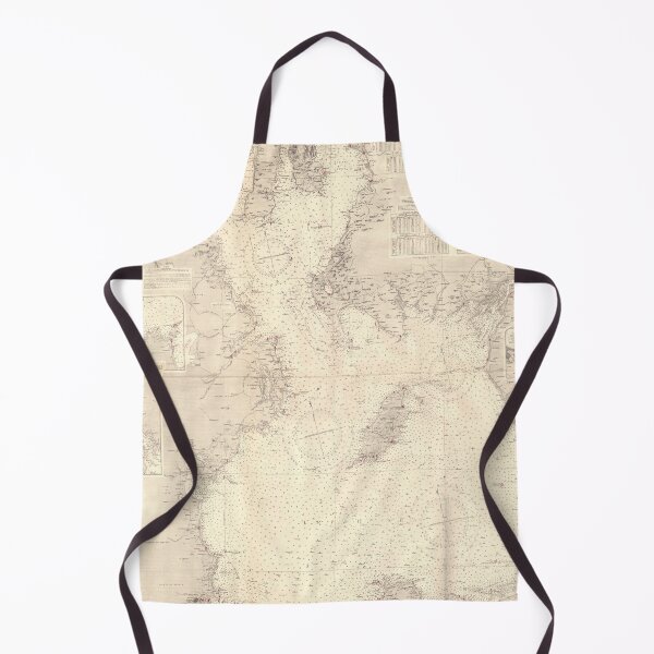 Item preview, Vintage Irish Sea Nautical Map (1925) designed and sold by BravuraMedia.
