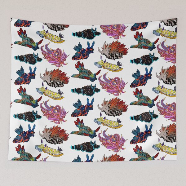 Item preview, Rainbow Assortment of Nudibranchs set of 6 designed and sold by ArtbyDLP.