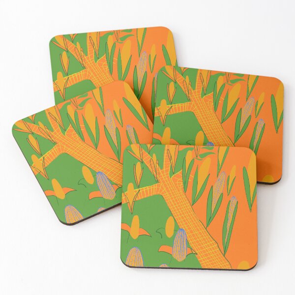 Item preview, Corn Field abstract art, corn maze art designed and sold by HomeintheMush.