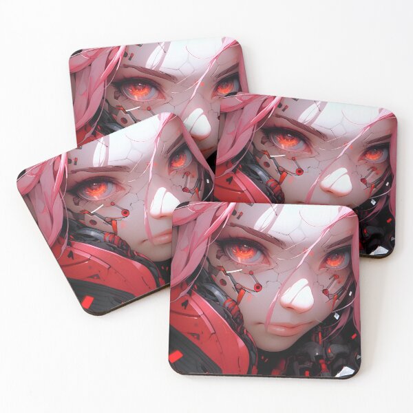 Item preview, Electric Elegance: Anime Girl's Cyberpunk Aesthetic in Pink designed and sold by AI-Hoarder.