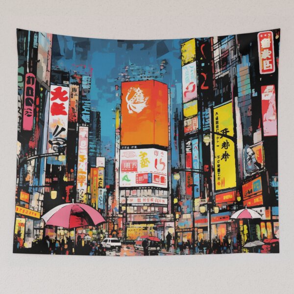 Item preview, A Pop Art Travel Print of Tokyo - Japan designed and sold by StudioRedKoala.