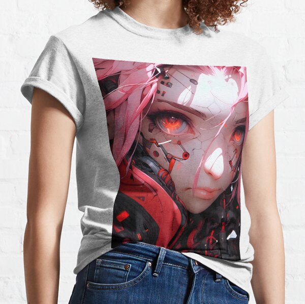 Anime Graphic T-shirt/ Anime Clothing/ Cute Anime Girl/ Third - Etsy UK