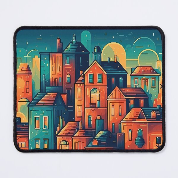 Item preview, Big City Life Illustration. Colourful Urban Art. 7 designed and sold by YOTA-ART.