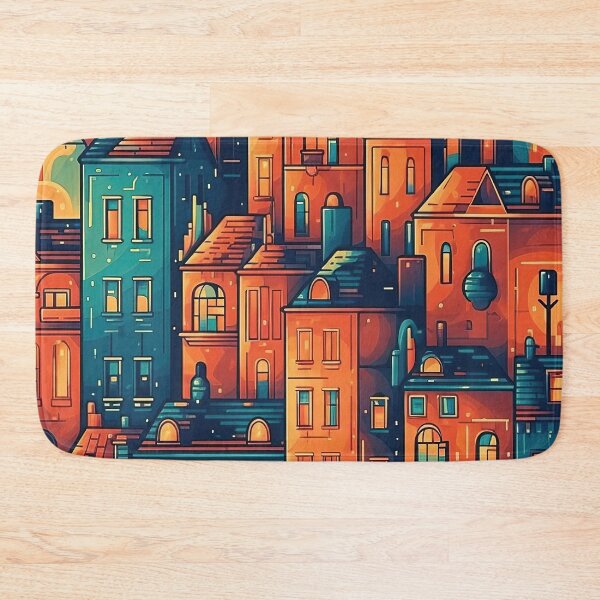 Item preview, Big City Life Illustration. Colourful Urban Art. 7 designed and sold by YOTA-ART.