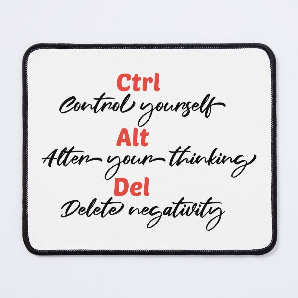 Item preview, Control yourself, alter your thinking, delete negativity designed and sold by yoyodsing15.