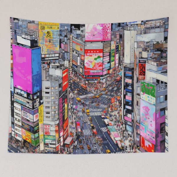Item preview, A Pop Art Travel Print of Tokyo - Japan designed and sold by StudioRedKoala.