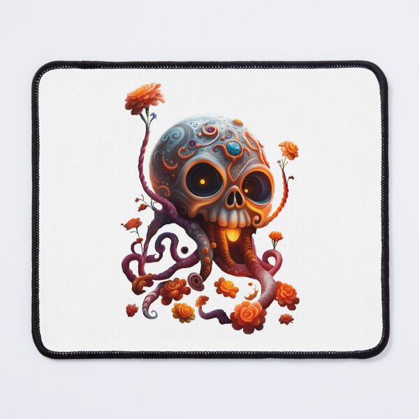 Item preview, Blooming skull with tentacles designed and sold by MadinaFatt.