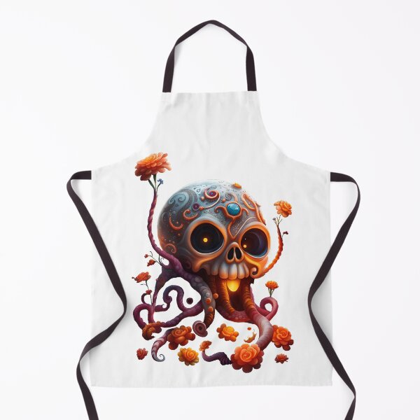 Item preview, Blooming skull with tentacles designed and sold by MadinaFatt.