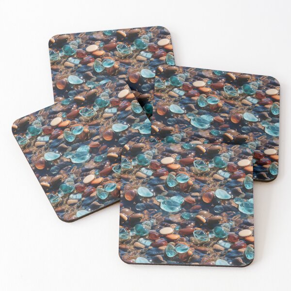 Item preview, Glass River Stones Pattern designed and sold by reddawn1004.