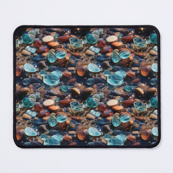 Item preview, Glass River Stones Pattern designed and sold by reddawn1004.