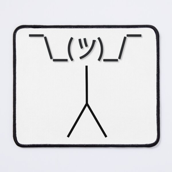 Item preview, ASCII Shrug Shrugging Emoji Emoticon shirt designed and sold by mipodbusiness.