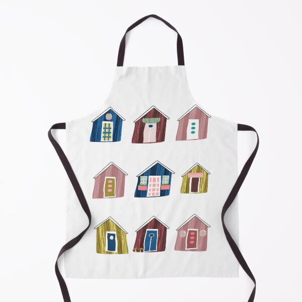 Item preview, Nine Whimsical Summer Cottages in Sweden | Yellow, Red, Blue & Pink designed and sold by Ingrid Poole.