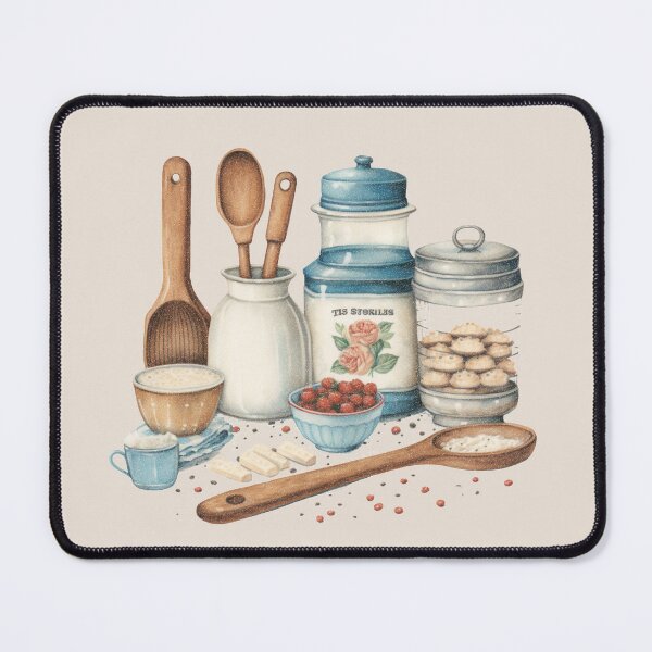 Item preview, Baker's Delight: Vintage Hand-Crafted Kitchen Essentials designed and sold by minjagoods.