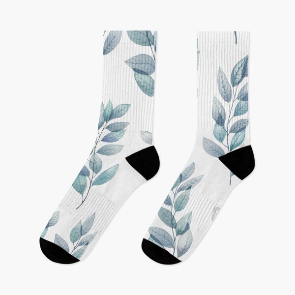 Item preview, Delicate translucent leaves watercolor print.  Spring transparent foliage. Romantic leafy composition designed and sold by likapix.