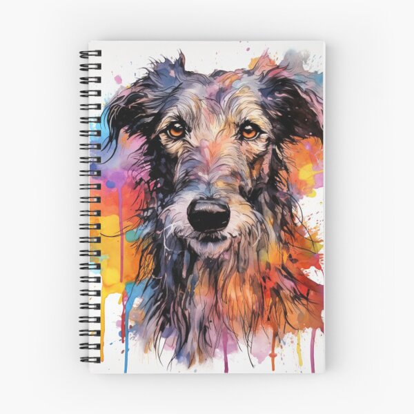 Item preview, Deerhound pink prints designed and sold by aghnadarragh.