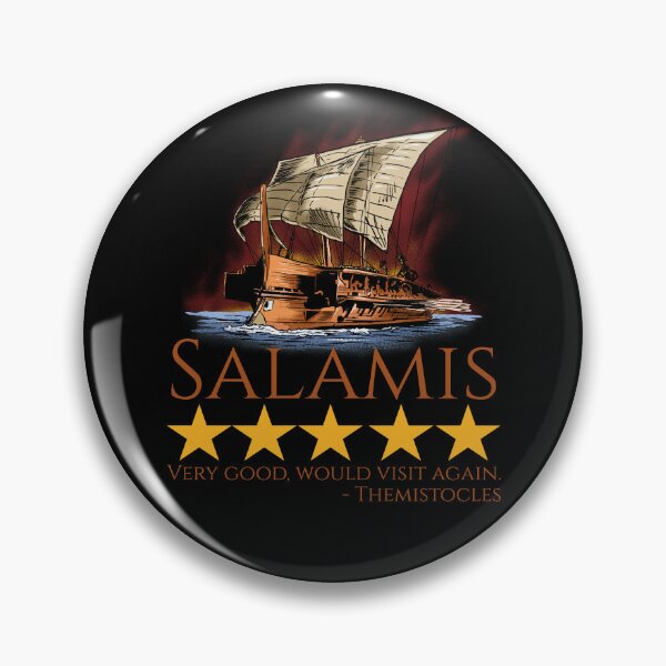 Item preview, Ancient Greek Trireme - Battle Of Salamis - History Meme designed and sold by Styrman.