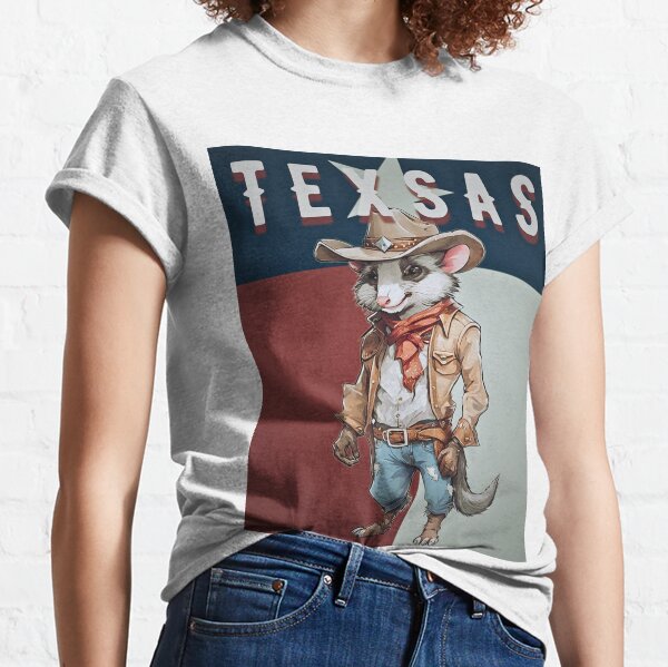 deadmansupplyco Vintage Baseball - Texas Rangers (Red Texas Wordmark) T-Shirt