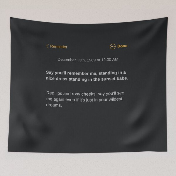 Item preview, Wildest Dreams 1989 Lyrics Print designed and sold by Femme Pastel Collective.