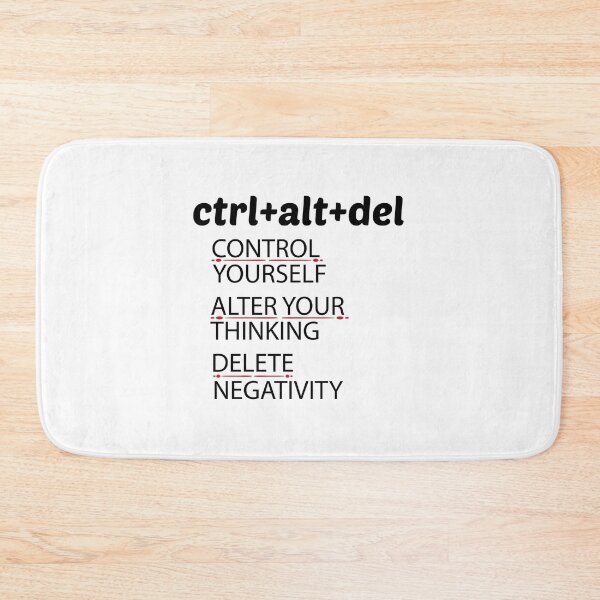 Item preview, Control yourself, alter your thinking, delete negativity designed and sold by yoyodsing15.