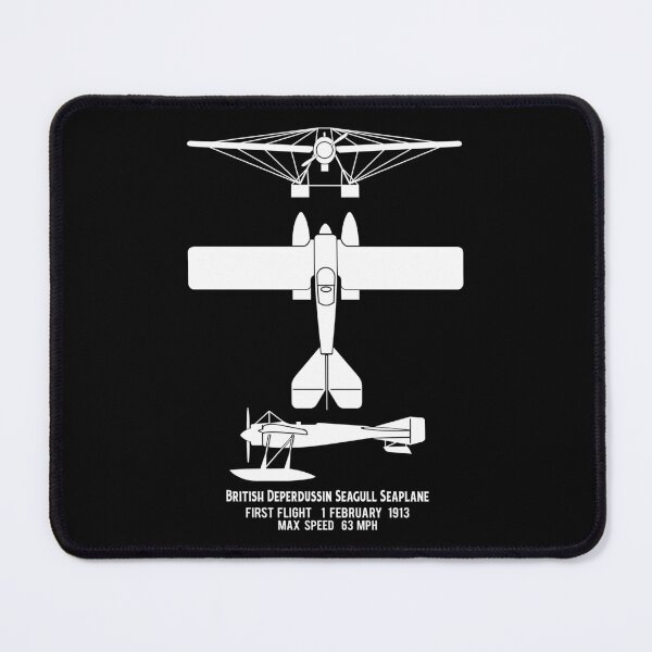 Item preview, British Deperdussin Seagull Seaplane Infographic Diagrams designed and sold by MilitaryMart.