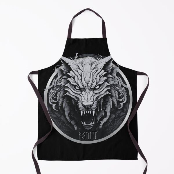 Item preview, Fenrir Nordic Wolf Loki Monstrous Vikings Lover Scandinavian designed and sold by Chmielayka.