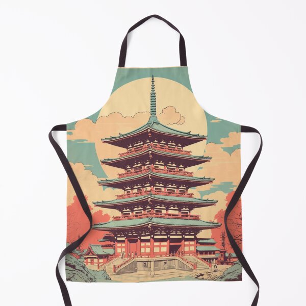 Item preview, A Vintage Travel Illustration of Tokyo - Japan designed and sold by GoodOldVintage.
