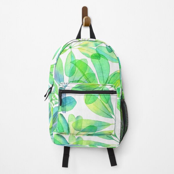 Item preview, Tropical transparent watercolor leaves. Vibrant translucent Schefflera leaf. Summer jungle foliage designed and sold by likapix.