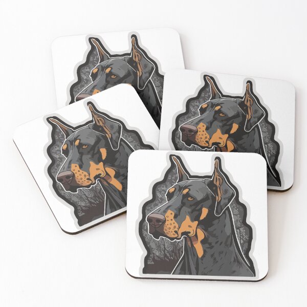 Item preview, Doberman dog designed and sold by mikasa.art.