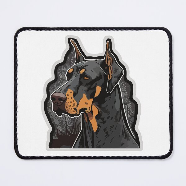 Item preview, Doberman dog designed and sold by mikasa.art.