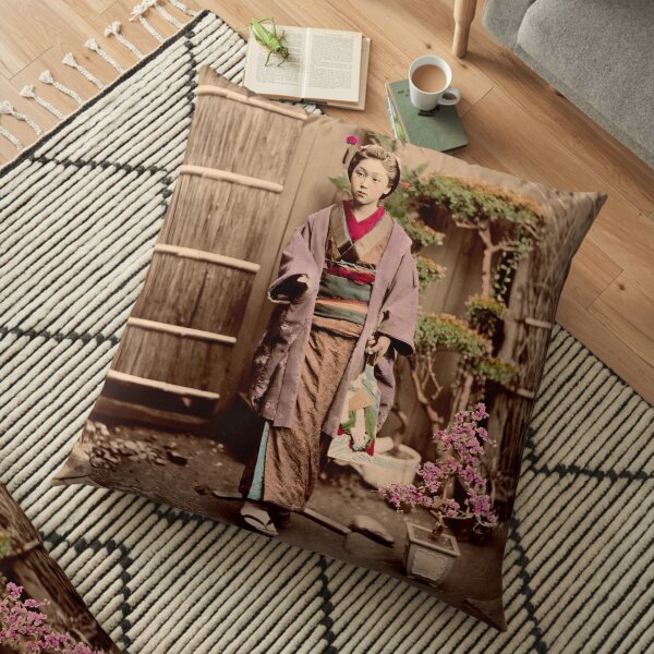 Japanese child Floor Pillow