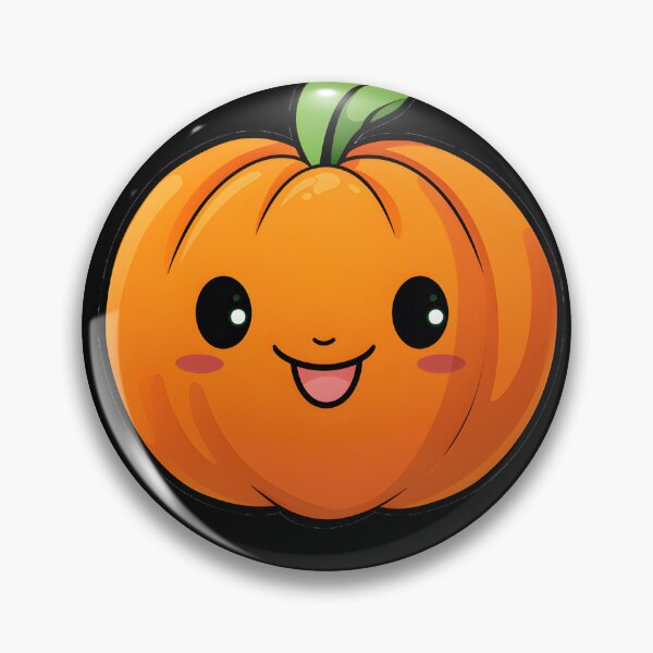 Item preview, cute pumpkin face  designed and sold by Wickystickers.