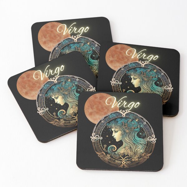 Item preview, Virgo Zodiac Sign with its Ruling Planet Mercury designed and sold by ieluxury.