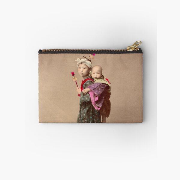 Item preview, Japanese child carrying baby designed and sold by Photos of Japan.