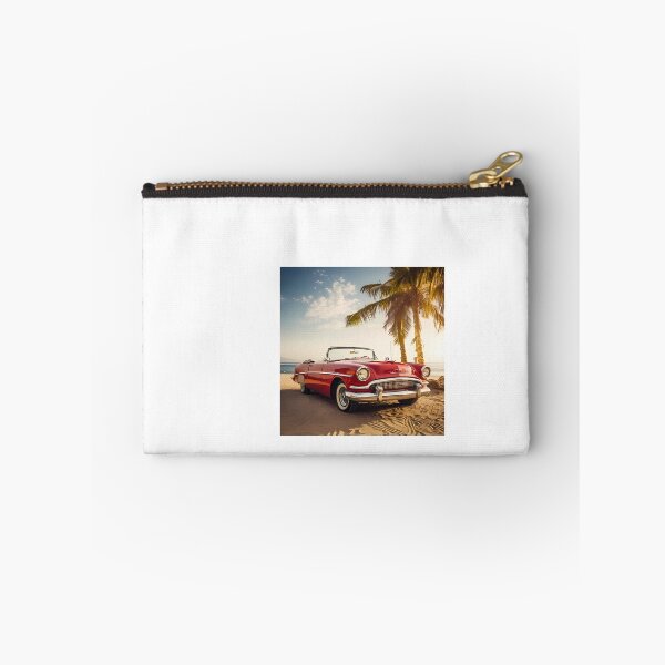Item preview, a red car parked on top of a sandy beach designed and sold by Dark Fantasy Store.