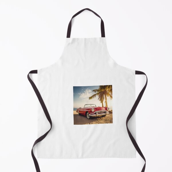 Item preview, a red car parked on top of a sandy beach designed and sold by Dark Fantasy Store.