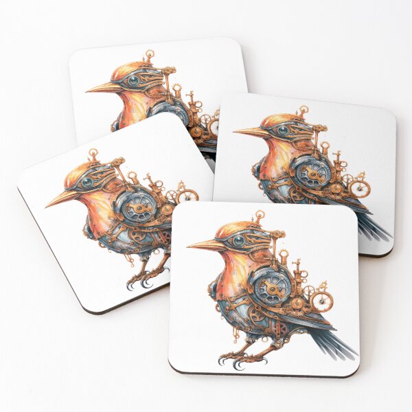Item preview, Steampunk Bird made of Clockwork Gears designed and sold by SchorlCraft.