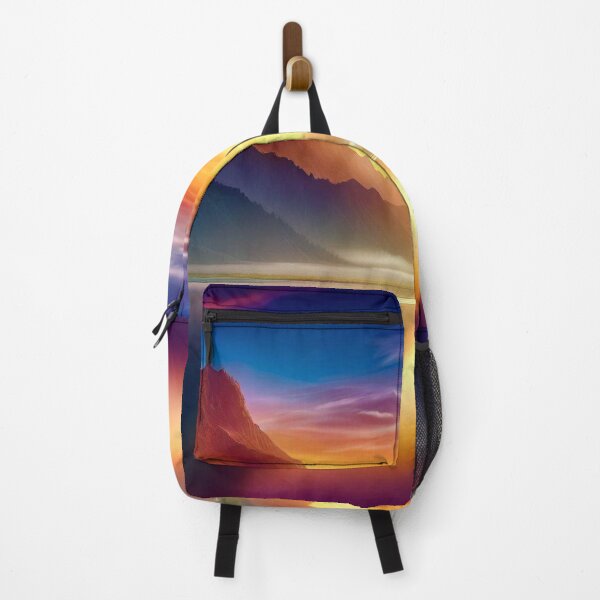 Item preview, Ethereal Majesty: Sunset Over the Tranquil Mountain Lake designed and sold by The Digital Compass.