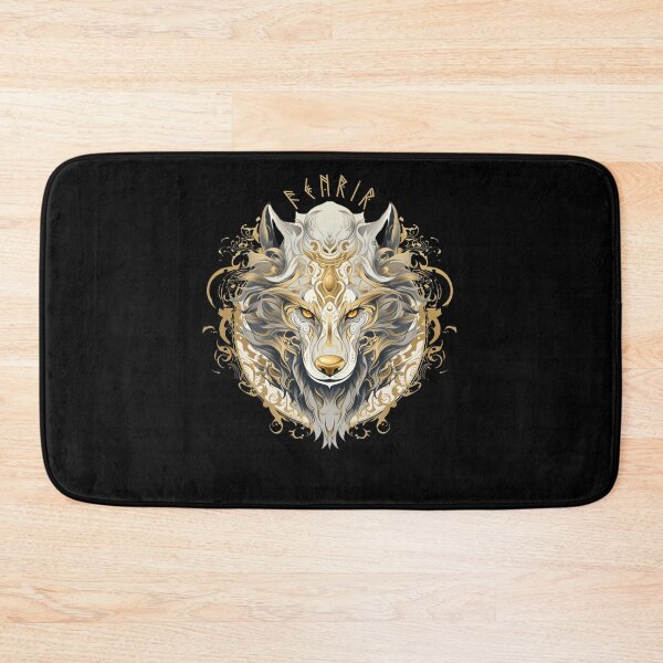 Item preview, Fenrir Nordic Wolf Loki Monstrous Vikings Lover Scandinavian designed and sold by Chmielayka.